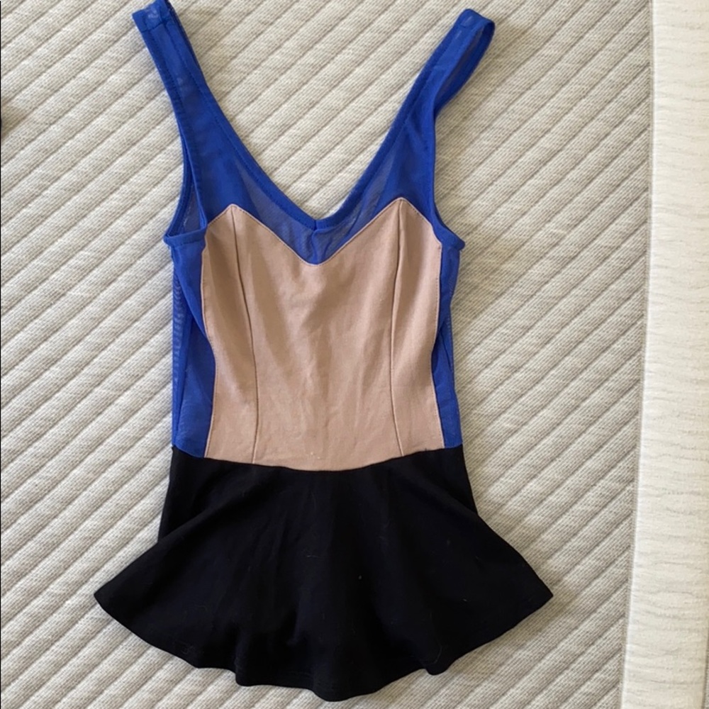 Akira Peplum Top